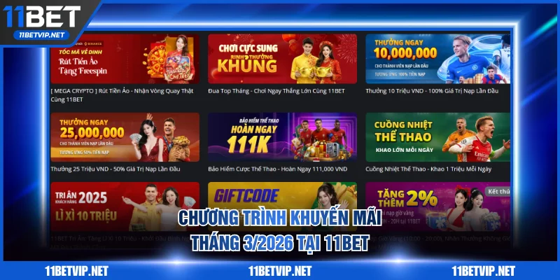Chương trình khuyến mãi tháng 3/2026
