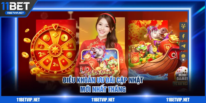 Điều khoản ưu đãi cập nhật mới nhất tháng